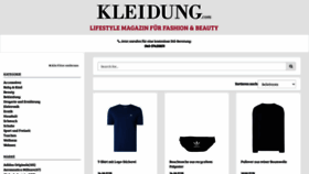 What Shop.kleidung.com website looked like in 2020 (3 years ago)