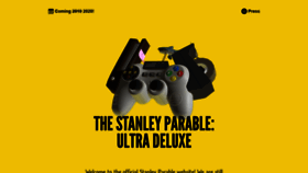 What Stanleyparable.com website looked like in 2020 (3 years ago)