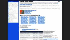 What Sabbathschoolstudy.org website looked like in 2020 (6 years ago)