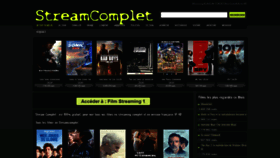What Streamcomplet.run website looked like in 2020 (3 years ago)