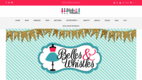 What Shopbellesandwhistles.com website looked like in 2020 (3 years ago)