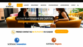 What Sofimacpartners.fr website looked like in 2020 (3 years ago)