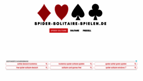 What Spider-solitaire-spielen.de website looked like in 2020 (3 years ago)
