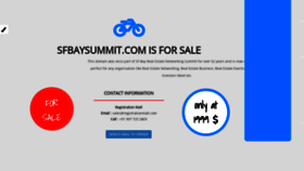What Sfbaysummit.com website looked like in 2020 (3 years ago)