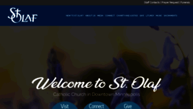 What Saintolaf.org website looked like in 2020 (3 years ago)