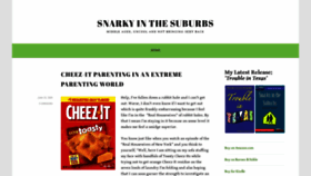 What Snarkyinthesuburbs.com website looked like in 2020 (3 years ago)