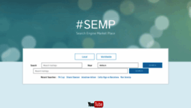 What Semp.net website looked like in 2020 (3 years ago)