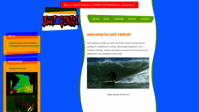 What Surf.co.za website looked like in 2020 (3 years ago)