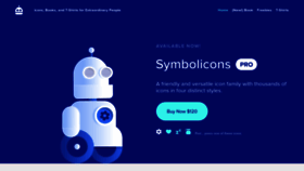 What Symbolicons.com website looked like in 2020 (3 years ago)