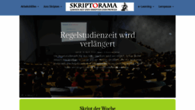 What Skriptorama.de website looked like in 2020 (3 years ago)