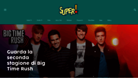 What Supertv.it website looked like in 2020 (3 years ago)