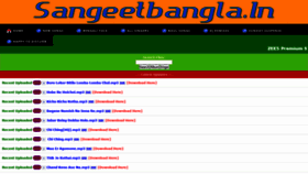 What Sangeetbangla.in website looked like in 2020 (3 years ago)