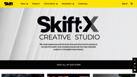 What Skiftx.com website looked like in 2020 (3 years ago)
