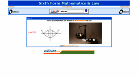 What Sixthform.info website looked like in 2020 (3 years ago)