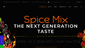 What Spicemixrestaurant.com website looked like in 2020 (3 years ago)