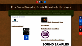 What Sounds-mixes.co.uk website looked like in 2020 (3 years ago)