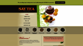 What Sayteaonbloor.com website looked like in 2020 (3 years ago)