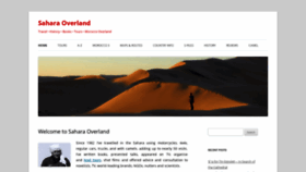 What Sahara-overland.com website looked like in 2020 (3 years ago)