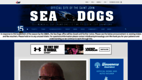 What Saintjohnseadogs.com website looked like in 2020 (3 years ago)