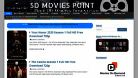 What Sdmoviespoint.fun website looked like in 2020 (3 years ago)