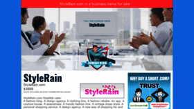 What Stylerain.com website looked like in 2020 (3 years ago)