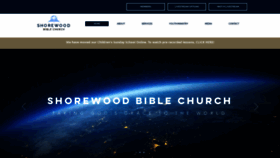 What Shorewoodbiblechurch.org website looked like in 2020 (3 years ago)