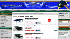 What Sw-sport.ru website looked like in 2020 (3 years ago)