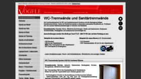 What Sanitaertrennwand.com website looked like in 2020 (3 years ago)