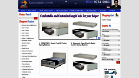 What Sleeppost.com website looked like in 2020 (3 years ago)