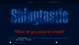 What Shinytastic.com website looked like in 2020 (3 years ago)