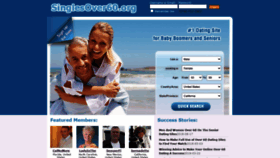 What Singlesover60.org website looked like in 2020 (3 years ago)