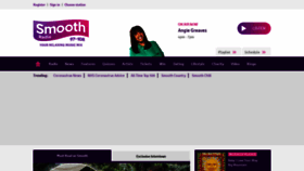 What Smoothradio.co.uk website looked like in 2020 (3 years ago)