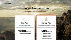 What Schoolconnect.com website looked like in 2020 (3 years ago)