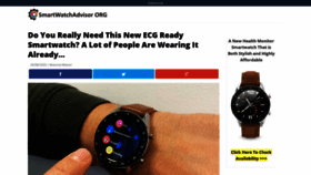 What Smartwatchadvisor.org website looked like in 2020 (3 years ago)