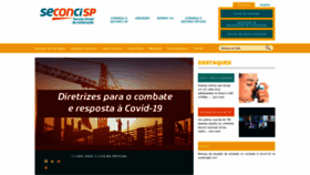 What Seconci-sp.org.br website looked like in 2020 (3 years ago)