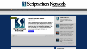 What Scriptwritersnetwork.org website looked like in 2020 (3 years ago)