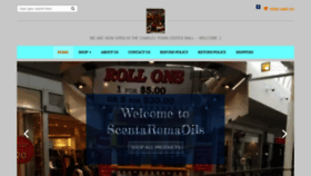 What Scentaromaoils.com website looked like in 2020 (3 years ago)