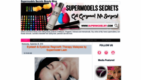 What Supermodels-secrets.com website looked like in 2020 (3 years ago)