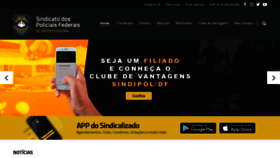 What Sindipoldf.org.br website looked like in 2020 (3 years ago)