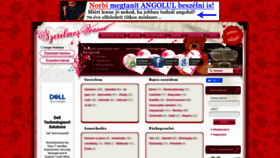 What Szerelmesversek.hu website looked like in 2020 (3 years ago)