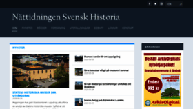 What Svenskhistoria.se website looked like in 2020 (3 years ago)