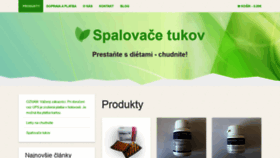 What Spalovace-tukov.com website looked like in 2020 (3 years ago)