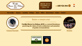 What Sierralasolana.com website looked like in 2020 (3 years ago)