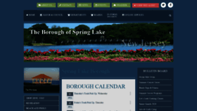 What Springlakeboro.org website looked like in 2020 (3 years ago)