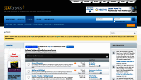 What Sqaforums.com website looked like in 2020 (3 years ago)