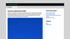 What Saariselantunturihotelli.fi website looked like in 2020 (3 years ago)
