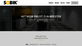 What Sobik.nl website looked like in 2020 (6 years ago)