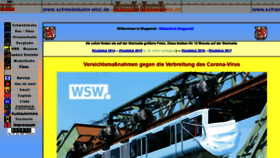 What Schwebebahn-wtal.de website looked like in 2020 (3 years ago)
