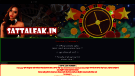 What Sattaleak.in website looked like in 2020 (3 years ago)