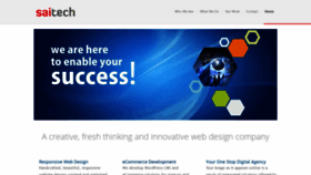 What Saitechmedia.com website looked like in 2020 (3 years ago)